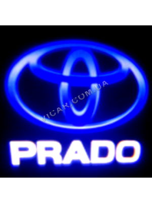 Логотип led в карту дверей Prado